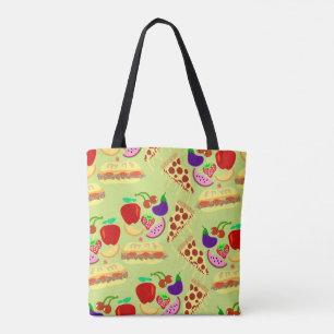 Tote Bag Motif de nourriture mignonne et savoureuse Design