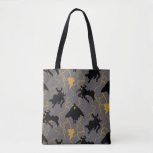 Tote Bag Motif de silhouette Black Adam Lightning