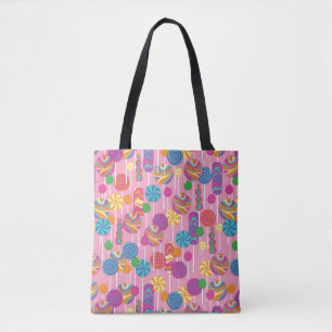 Tote Bag Motif de sucrerie de lucettes