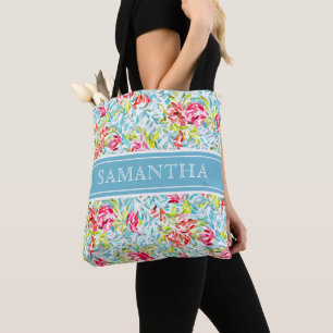Tote Bag Motif de taches à l'aquarelle funky personnalisé d