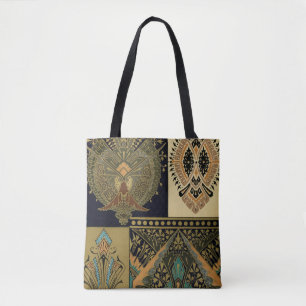Tote Bag motif de textile Art nouveau Christopher dresser