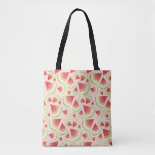 Tote Bag Motif de tranches de fruits de pastèque