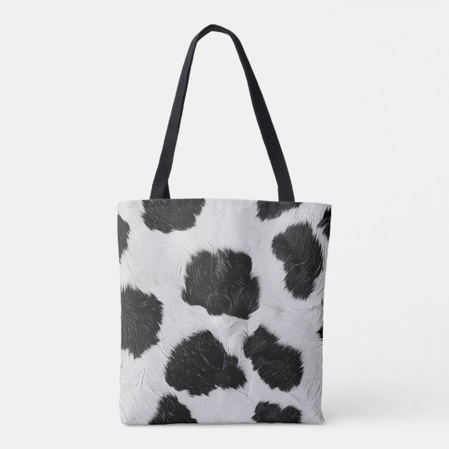 Tote Bag Motif de vache fourre-tout (Dos)