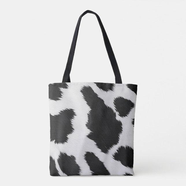 Tote Bag Motif de vache fourre-tout (Dos)