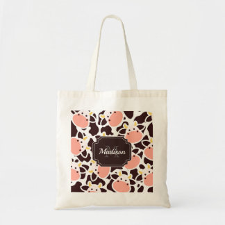 Tote Bag Motif de vache mûre