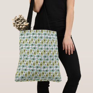 Tote Bag Motif de verdure de demi-avocat amusant