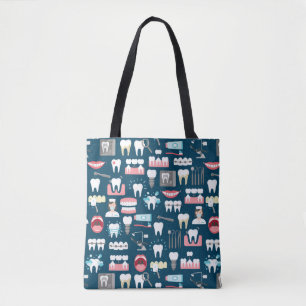 Tote Bag Motif dentaire de bureau de clinique