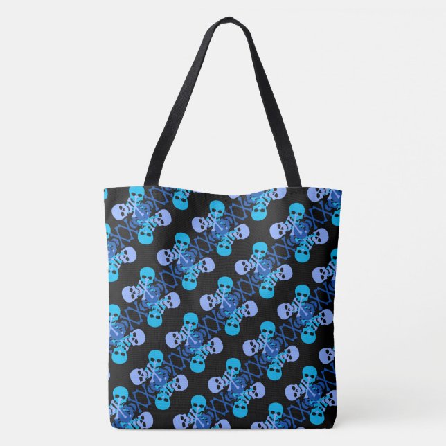 Tote Bag Motif des compétences et des os croisés (Dos)