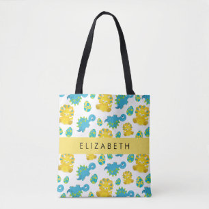 Tote Bag Motif Des Dinosaures, Dinosaures Mignons, Votre No