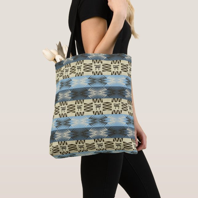 Tote Bag motif d'ethnie africaine (De près)