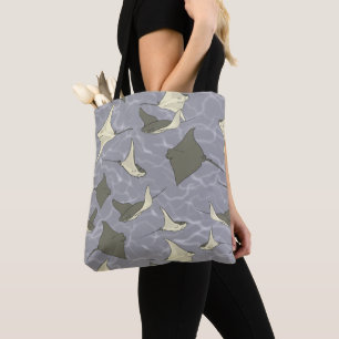 Tote Bag Motif d'océan de pastenague de Cownose