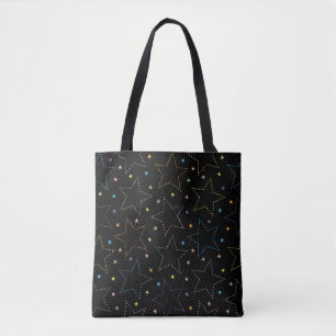 Tote Bag Motif du ciel de nuit étoilé