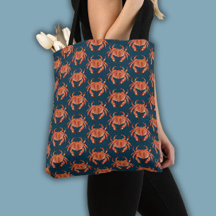 Tote Bag Motif du crabe côtier