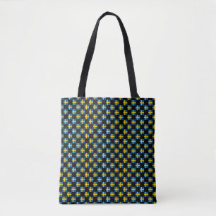 Tote Bag motif du drapeau À damiers Suède