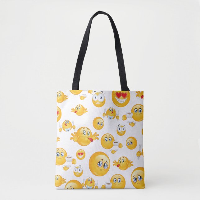 Tote Bag Motif Emoji (Devant)