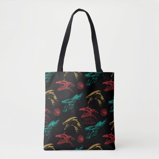 Tote Bag Motif en chef Dragon (Devant)
