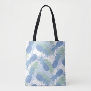 Tote Bag Motif en pastel tropical d'ananas