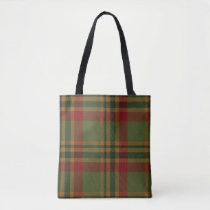 Tote Bag Motif en tissu de tatan Black Watch