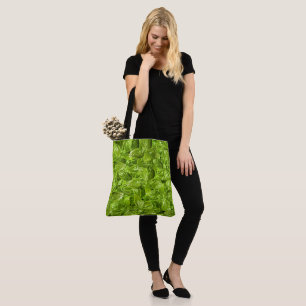 Tote Bag Motif Feuille Basil