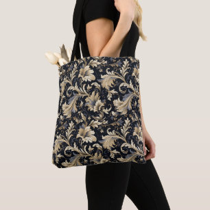 Tote Bag Motif Feuille d'or