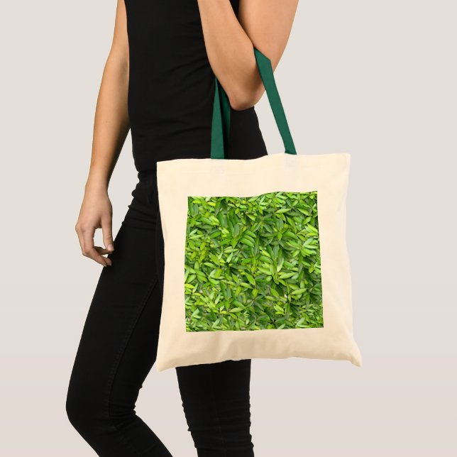 Tote Bag Motif Feuille verdoyant - Nature Botanique (Devant (produit))