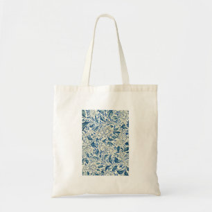 Tote Bag Motif Floral bleu Antique Design asiatique
