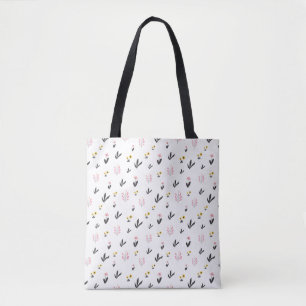 Tote Bag Motif floral délicat