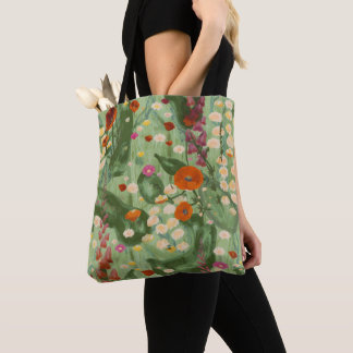 Tote Bag Motif floral élégant à l'aquarelle de fleurs sauva
