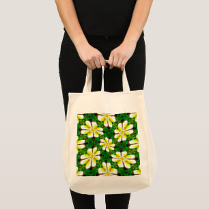 Tote Bag Motif frangipanier jaune