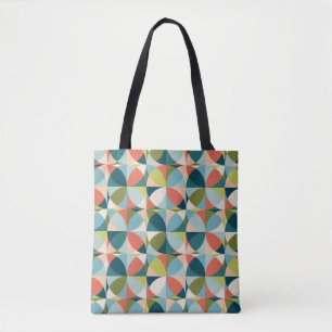 Tote Bag Motif géométrique Abstrait sans couture au milie