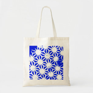 Tote Bag Motif géométrique bleu royal