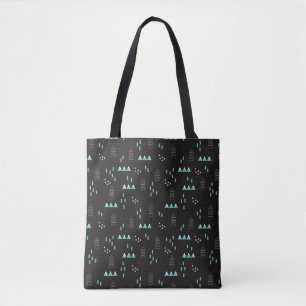 Tote Bag Motif géométrique de nuit du pays des merveilles