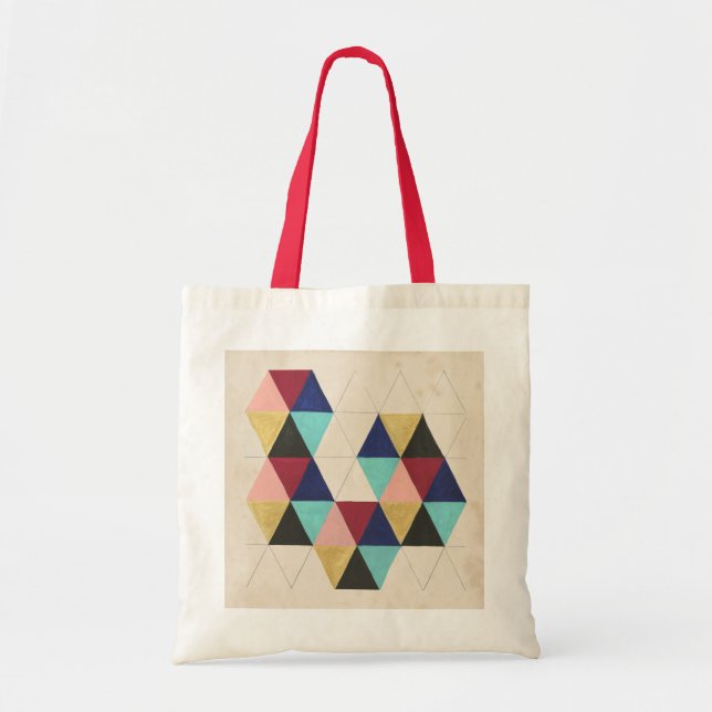 Tote Bag Motif géométrique Play III (Devant)