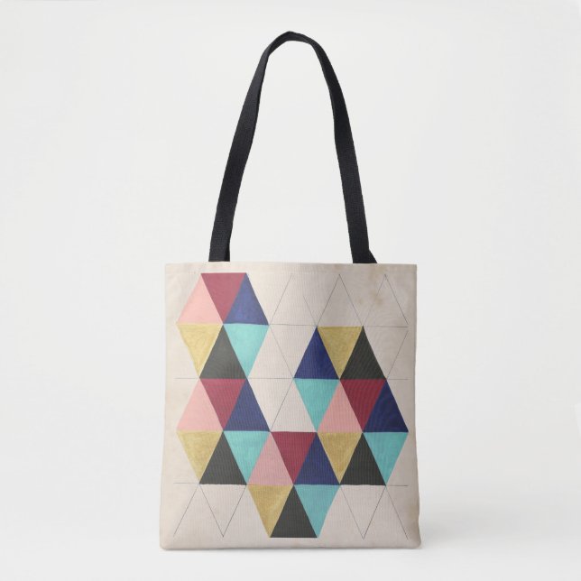 Tote Bag Motif géométrique Play III (Devant)
