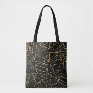 Tote Bag Motif géométrique sans couture dans le style rétro