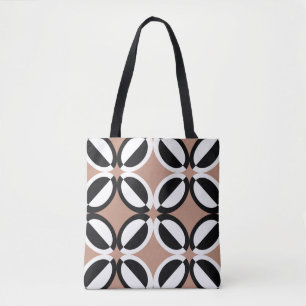 Tote Bag Motif géométrique transparent