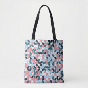 Tote Bag motif géométrique transparent, géométrique, abstra