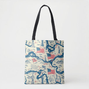 Tote Bag Motif historique vintage-américain (4)