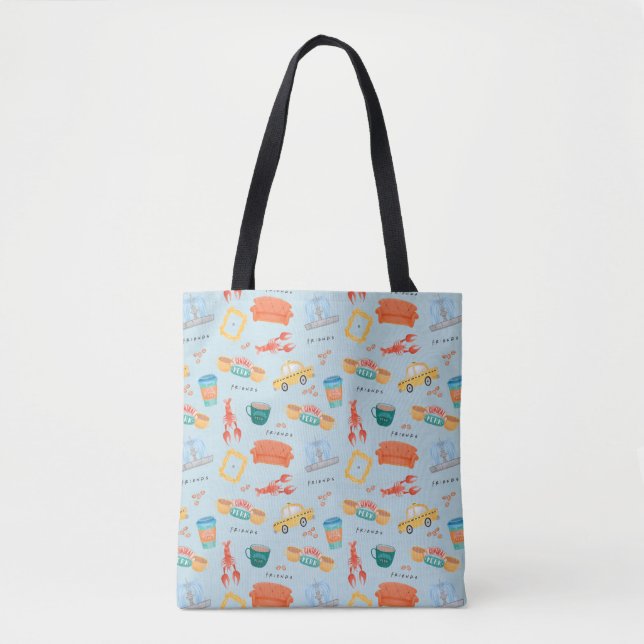 Tote Bag Motif Icônes Classic FRIENDS™ (Devant)