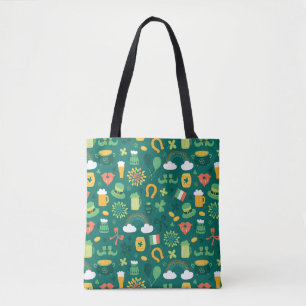 Tote Bag Motif irlandais mignon d'icône