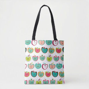 Tote Bag Motif mignon de pomme