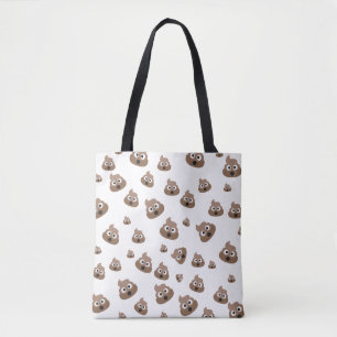Tote Bag Motif mignon d'Emoji de dunette