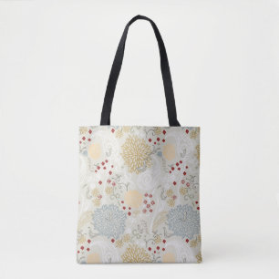 Tote Bag motif montrant le jardin bouclé