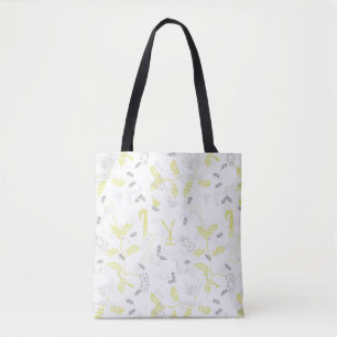 Tote Bag motif montrant les animaux 2 de bébé