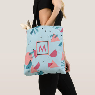 Tote Bag Motif mosaïque rétro mignon personnalisé des année