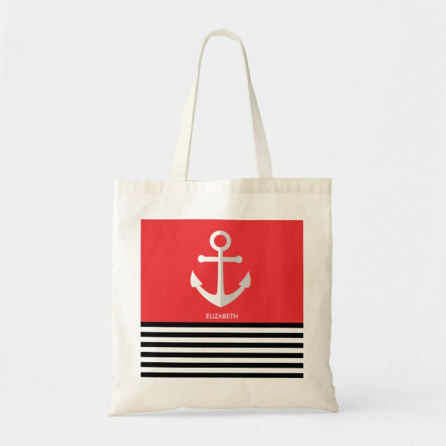 Tote Bag Motif nautique (Devant)