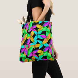 Tote Bag Motif Neonscape Leaf