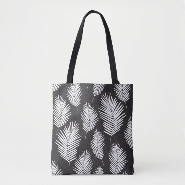 Tote Bag Motif Palm Leafs (Devant)