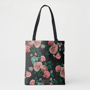 Tote Bag Motif Rose