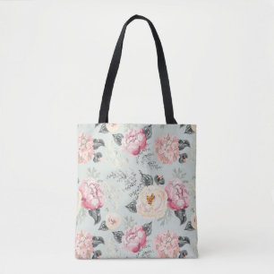 Tote Bag Motif rose Rose Garden